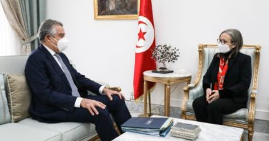 رئيسة الحكومة تستقبل رئيس الكنفدرالية التونسية للمؤسسات المواطنة